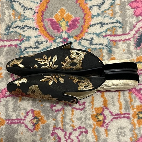 Birdies Phoebe Floral Jacquard Embroidered Floral Slip On Mules New Size 8 - Picture 10 of 13